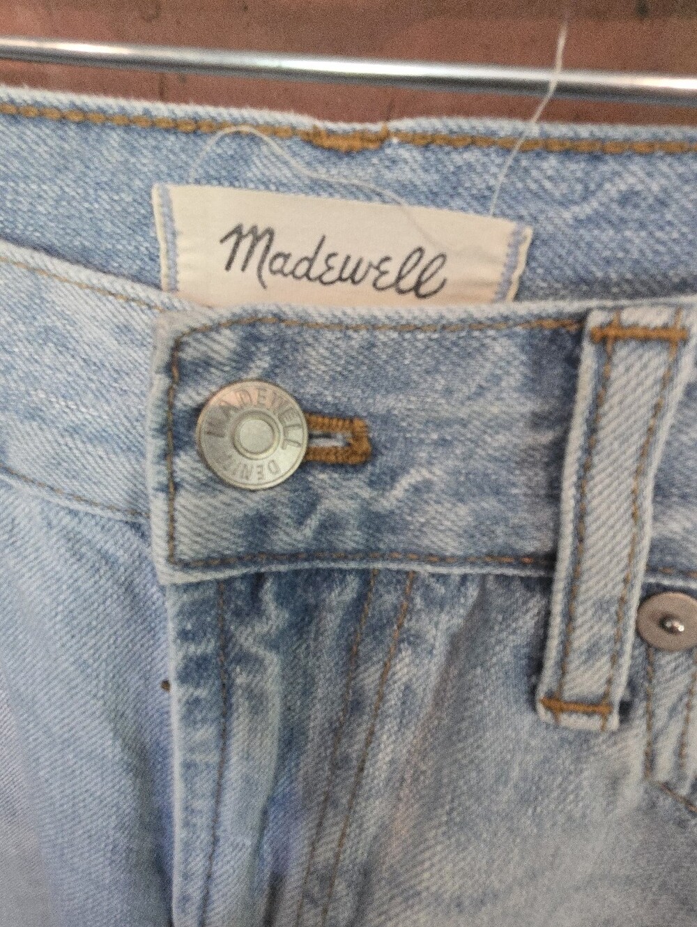 Madewell The Perfect Summer Jean Light Wash Straight Leg Jeans Size 26 - Picture 4 of 9
